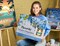 Figured'Art Paint by Numbers for Adults with Frame Travel Poster Hawaii 16"x20" - Craft Art Painting DIY Kit Canvas Already Stretched on a Wooden Frame